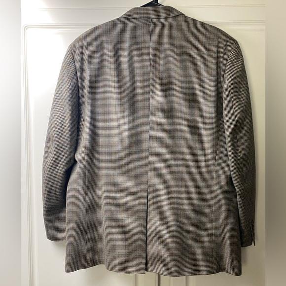 Ralph Lauren, Size 44R, Houndstooth browns pattern,100% Wool, Blazer/Coat/Jacket - Picture 11 of 11